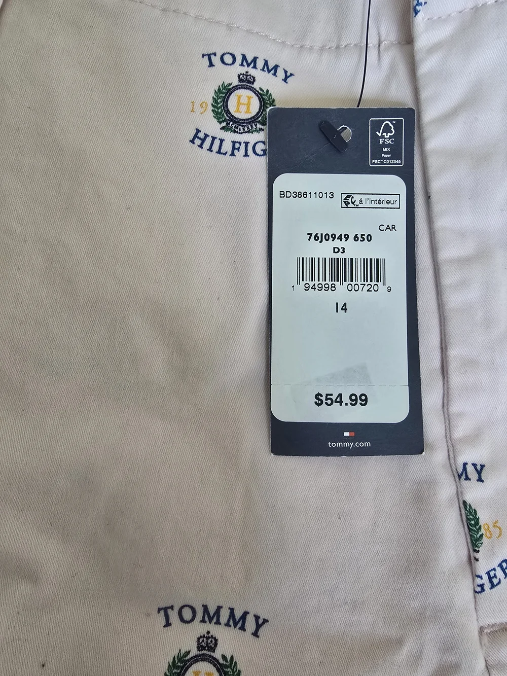 Tommy Hilfiger Women’s White Embroidered Button-Up Shirt